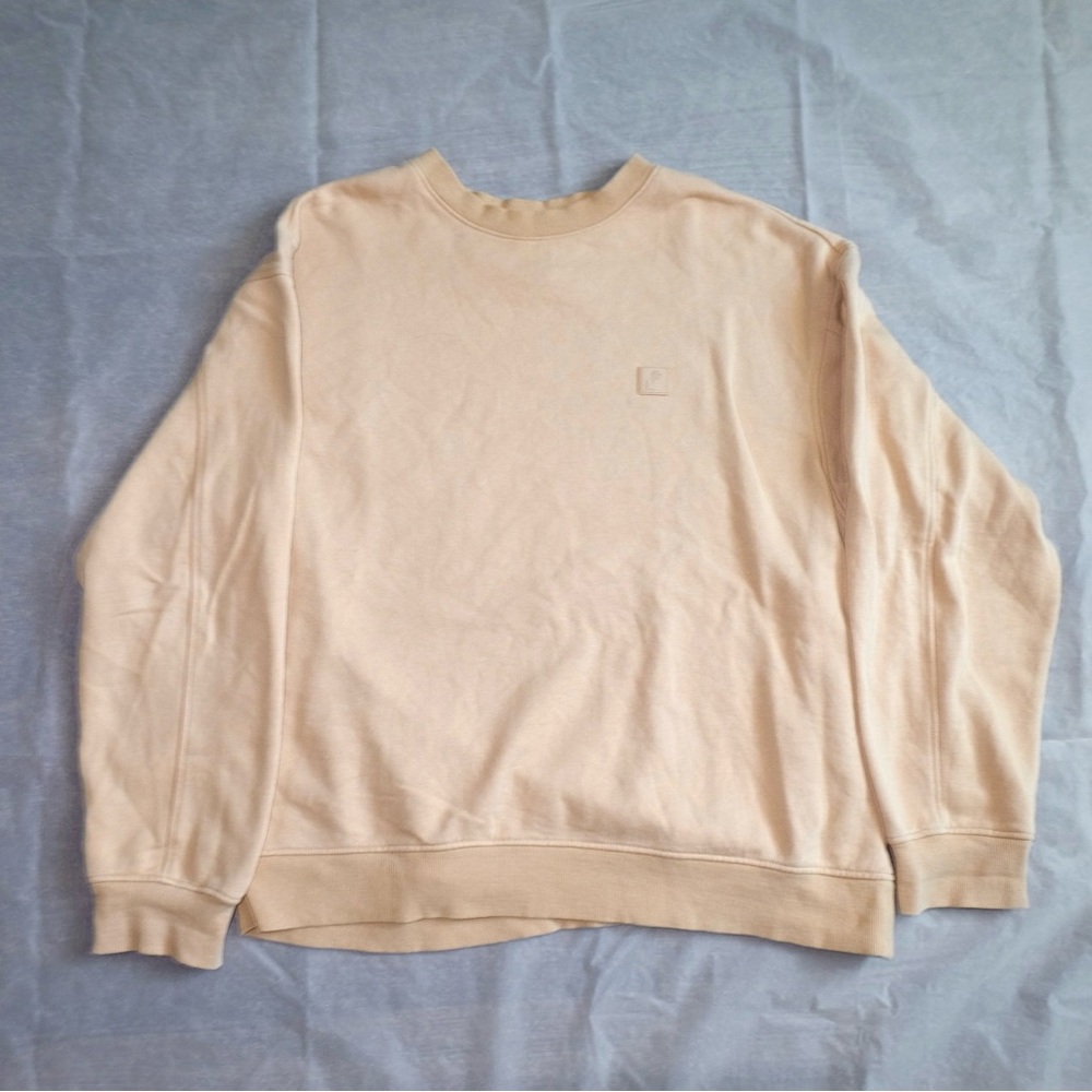 H&M Men's Light Beige/Tan Crewneck Sweater